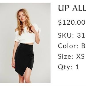 SOLD OUT Up All Night Free People Skirt